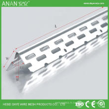 Perle en angle galvanisé / angle avec trou